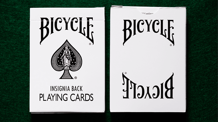 PlayingCardDecks.com-Insignia Back White Bicycle Playing Cards