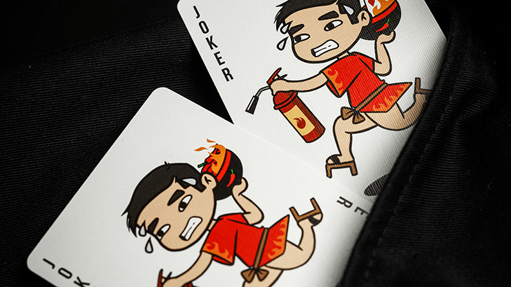 PlayingCardDecks.com-Instant Noodles Spicy Playing Cards USPCC