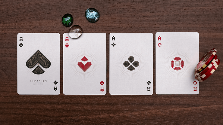 PlayingCardDecks.com-Invasion Blood Playing Cards EPCC