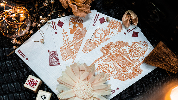 PlayingCardDecks.com-Invocation Copper Playing Cards USPCC