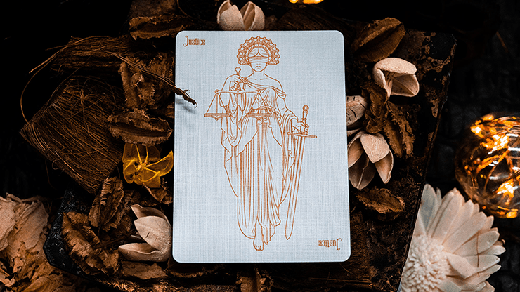 PlayingCardDecks.com-Invocation Copper Playing Cards USPCC