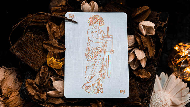 PlayingCardDecks.com-Invocation Copper Playing Cards USPCC