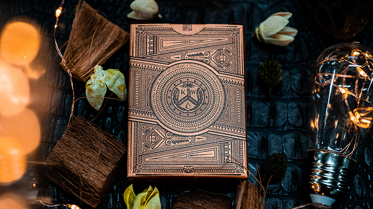 PlayingCardDecks.com-Invocation Copper Playing Cards USPCC