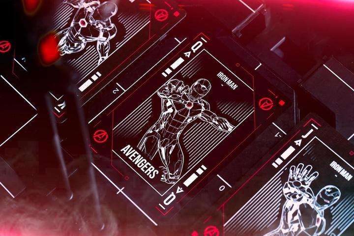 PlayingCardDecks.com-Iron Man Mark 85 Playing Cards MPC