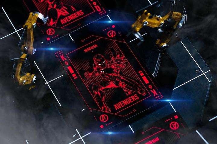 PlayingCardDecks.com-Iron Man Mark 85 Playing Cards MPC