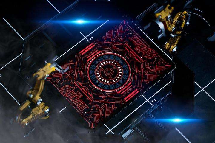 PlayingCardDecks.com-Iron Man Mark 85 Playing Cards MPC