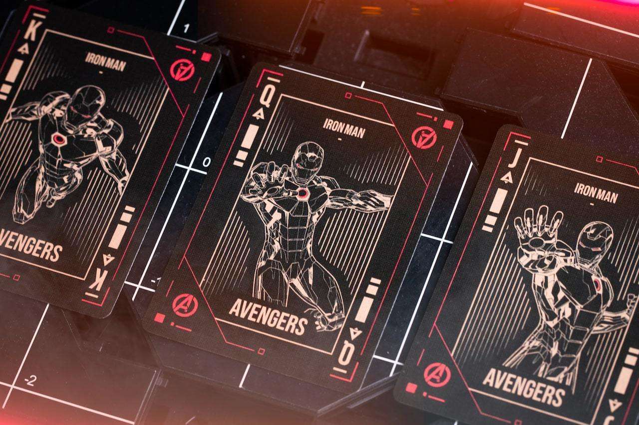 PlayingCardDecks.com-IRON MAN v2 Mark 50 Playing Cards TWPCC
