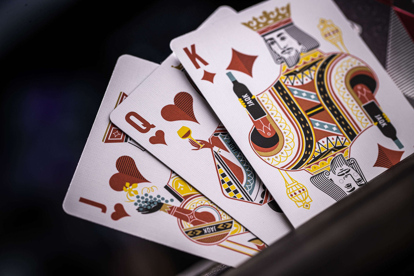 PlayingCardDecks.com-JAQK Cellars Rose Playing Cards USPCC
