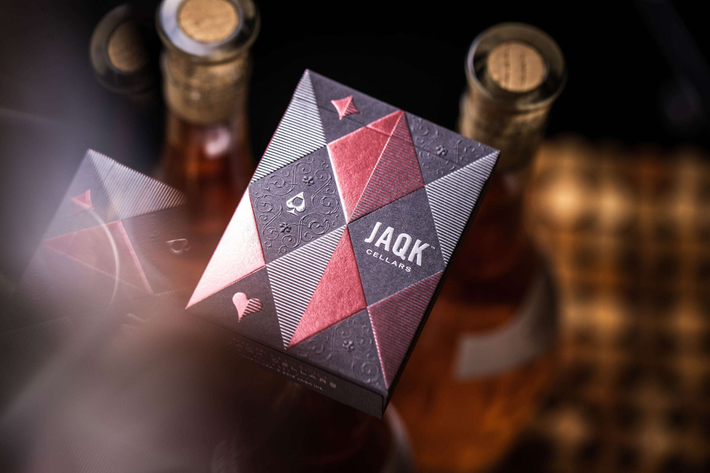 PlayingCardDecks.com-JAQK Cellars Rose Playing Cards USPCC