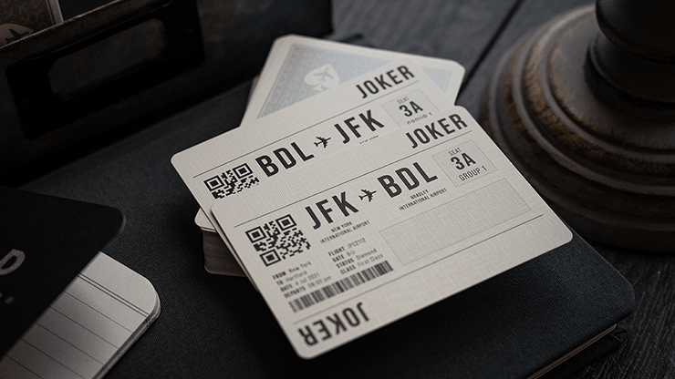 PlayingCardDecks.com-Jetsetter Jetway Silver Playing Cards EPCC