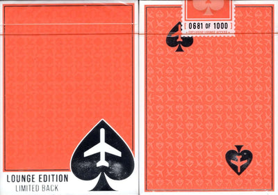 PlayingCardDecks.com-Jetsetter Limited Hangar Orange Playing Cards EPCC