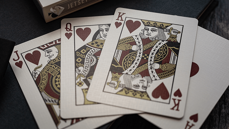 PlayingCardDecks.com-Jetsetter Limited Jetway Silver Playing Cards EPCC