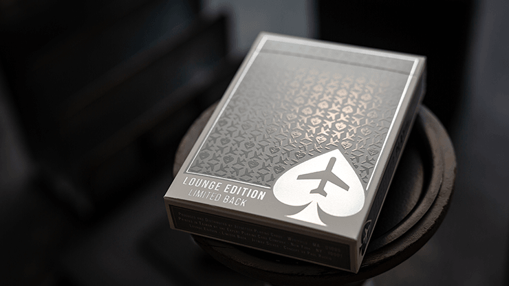PlayingCardDecks.com-Jetsetter Limited Jetway Silver Playing Cards EPCC