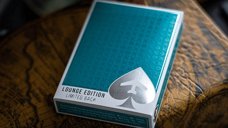 PlayingCardDecks.com-Jetsetter Limited Terminal Teal Playing Cards EPCC