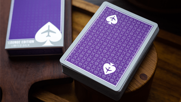PlayingCardDecks.com-Jetsetter Lounge Limited Purple Playing Cards EPCC