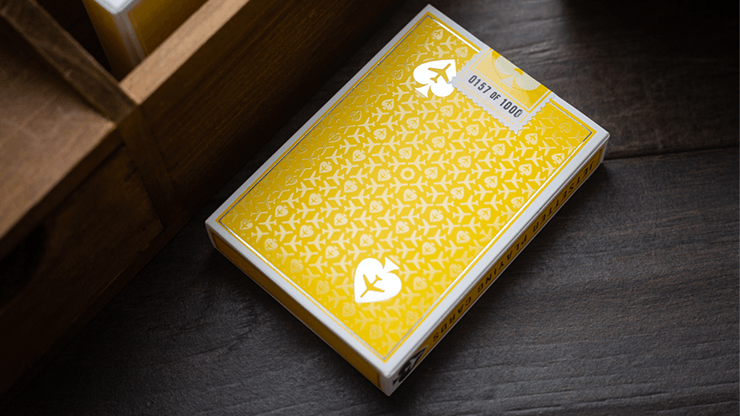 PlayingCardDecks.com-Jetsetter Lounge Limited Yellow Playing Cards EPCC