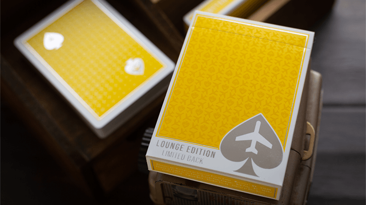 PlayingCardDecks.com-Jetsetter Lounge Limited Yellow Playing Cards EPCC