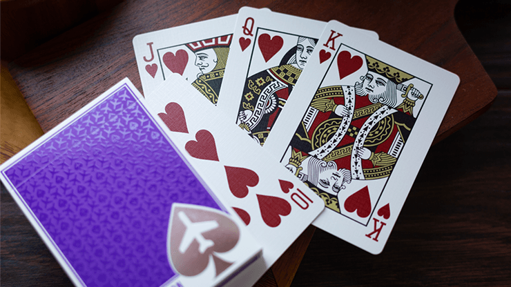PlayingCardDecks.com-Jetsetter Lounge Purple Playing Cards EPCC