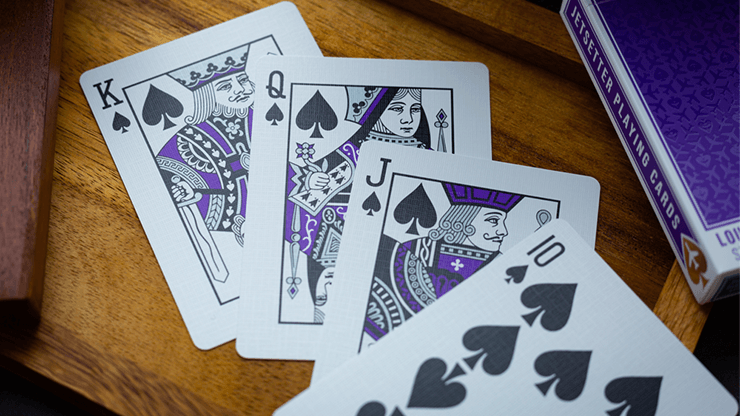 PlayingCardDecks.com-Jetsetter Lounge Purple Playing Cards EPCC