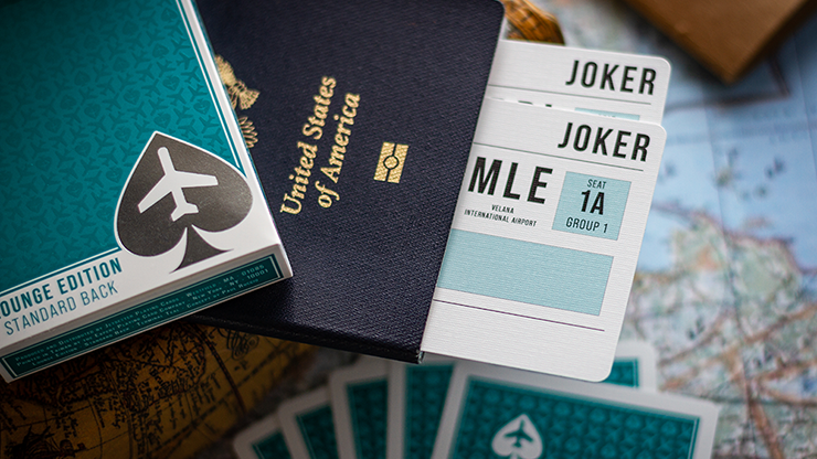 PlayingCardDecks.com-Jetsetter Terminal Teal Playing Cards EPCC