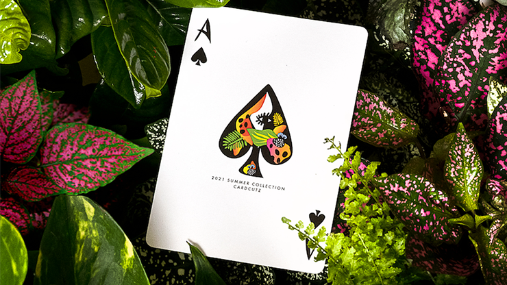 PlayingCardDecks.com-Jungle 2021 Summer Collection Gilded Playing Cards USPCC