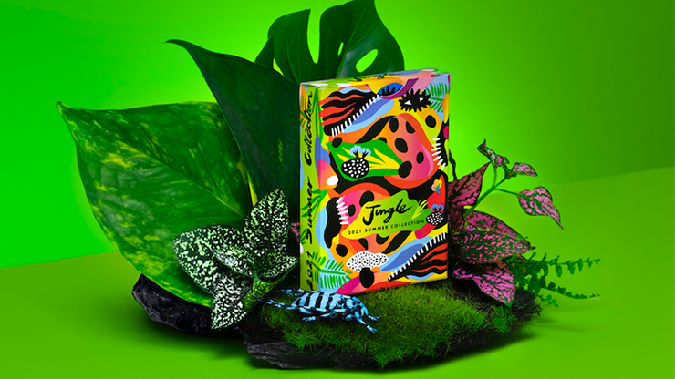 PlayingCardDecks.com-Jungle 2021 Summer Collection Gilded Playing Cards USPCC