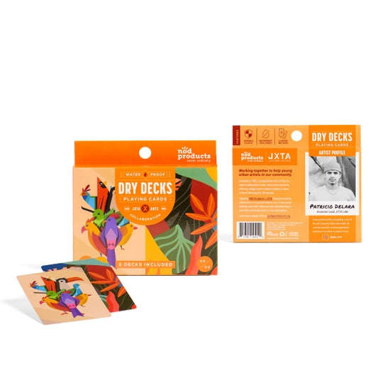 PlayingCardDecks.com-Jungle Birds Plastic Playing Cards 2 Deck Set