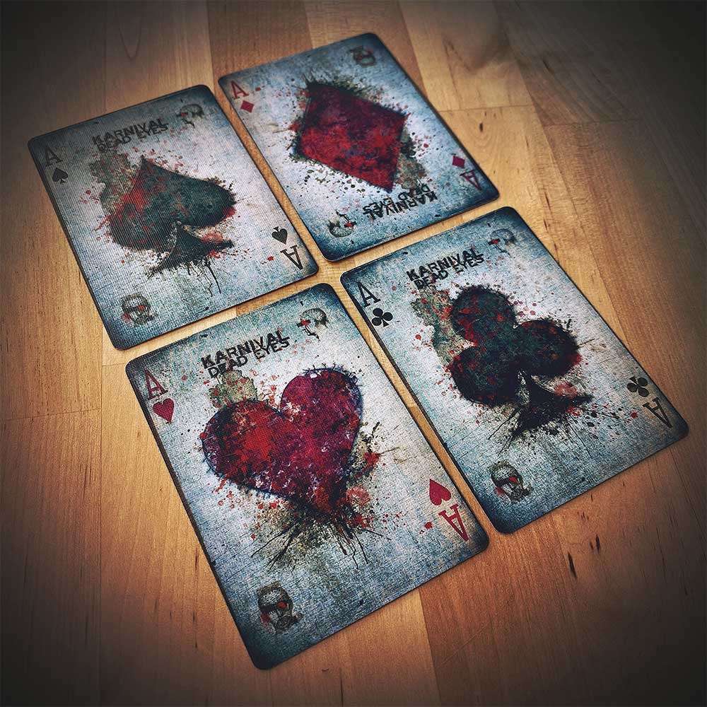 PlayingCardDecks.com-Karnival Dead Eyes X Bicycle Playing Cards