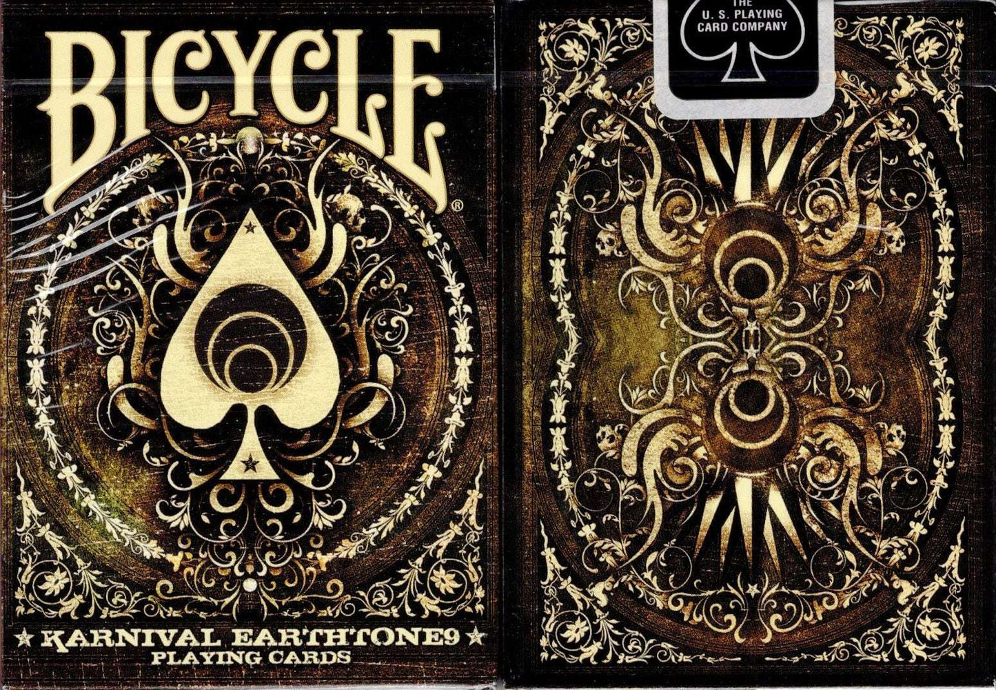 PlayingCardDecks.com-Karnival Earthtone9 Bicycle Playing Cards