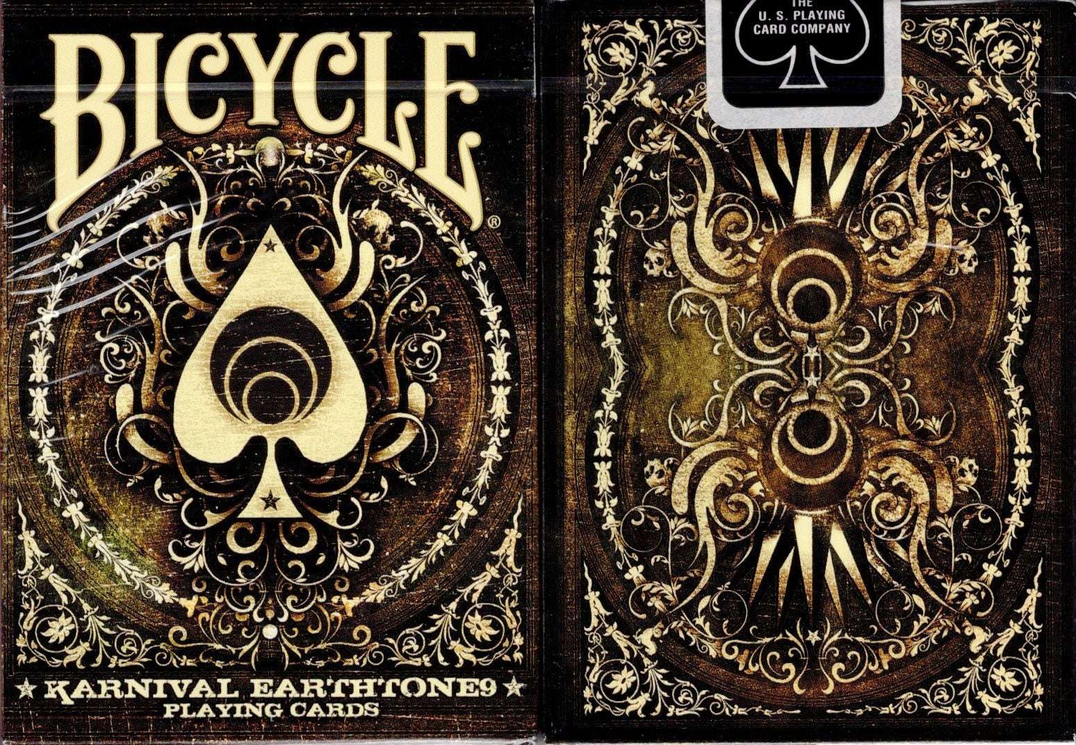 PlayingCardDecks.com-Karnival Earthtone9 Bicycle Playing Cards