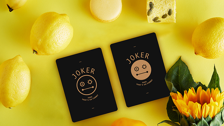 PlayingCardDecks.com-Keep Smiling Black v2 Playing Cards MPC