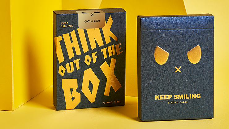 PlayingCardDecks.com-Keep Smiling Blue v2 Playing Cards MPC