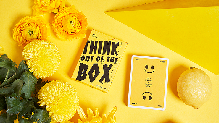 PlayingCardDecks.com-Keep Smiling Yellow v2 Playing Cards MPC