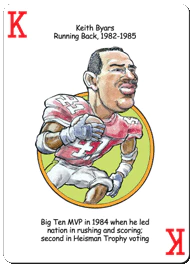 Ohio State Football Heroes Playing Cards