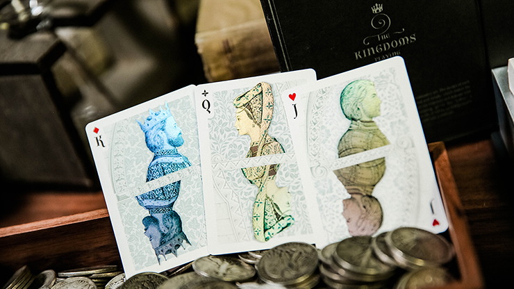 PlayingCardDecks.com-Kingdom Black Pearl Playing Card Collection 2 Deck Set