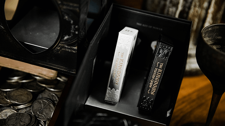 PlayingCardDecks.com-Kingdom Black Pearl Playing Card Collection 2 Deck Set