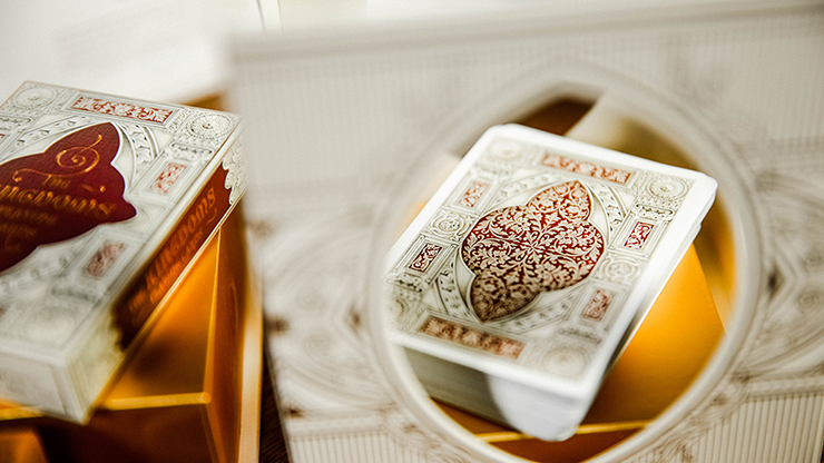 PlayingCardDecks.com-Kingdom Classic Silver Playing Card Collection 2 Deck Set USPCC