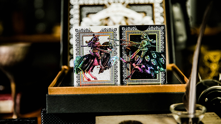 PlayingCardDecks.com-Kinghood Black Pearl Playing Card Collection 2 Deck Set