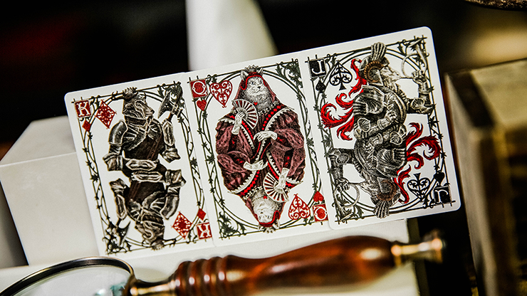 PlayingCardDecks.com-Kinghood Classic Silver Playing Card Collection 2 Deck Set