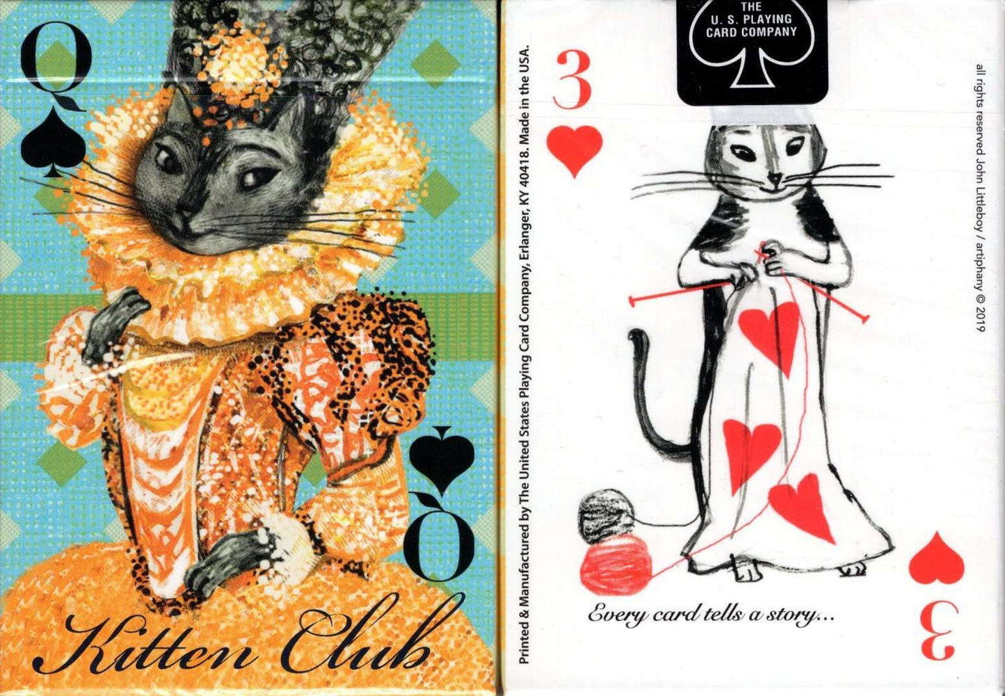 PlayingCardDecks.com-Kitten Club v2 Playing Cards USPCC