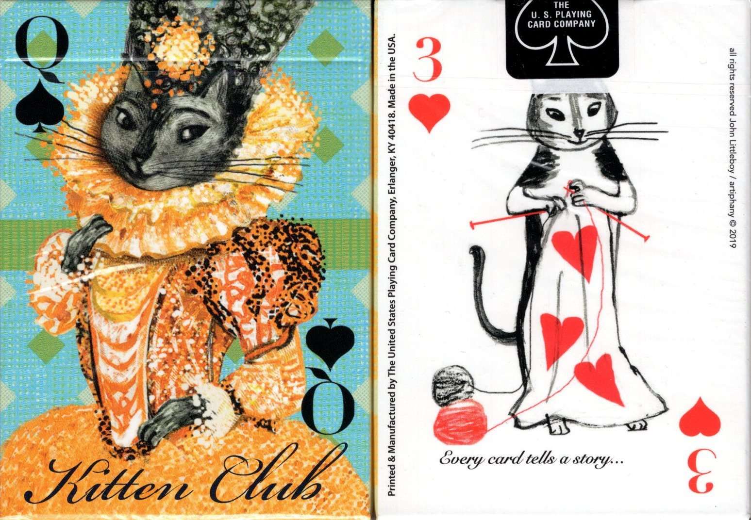 PlayingCardDecks.com-Kitten Club v2 Playing Cards USPCC
