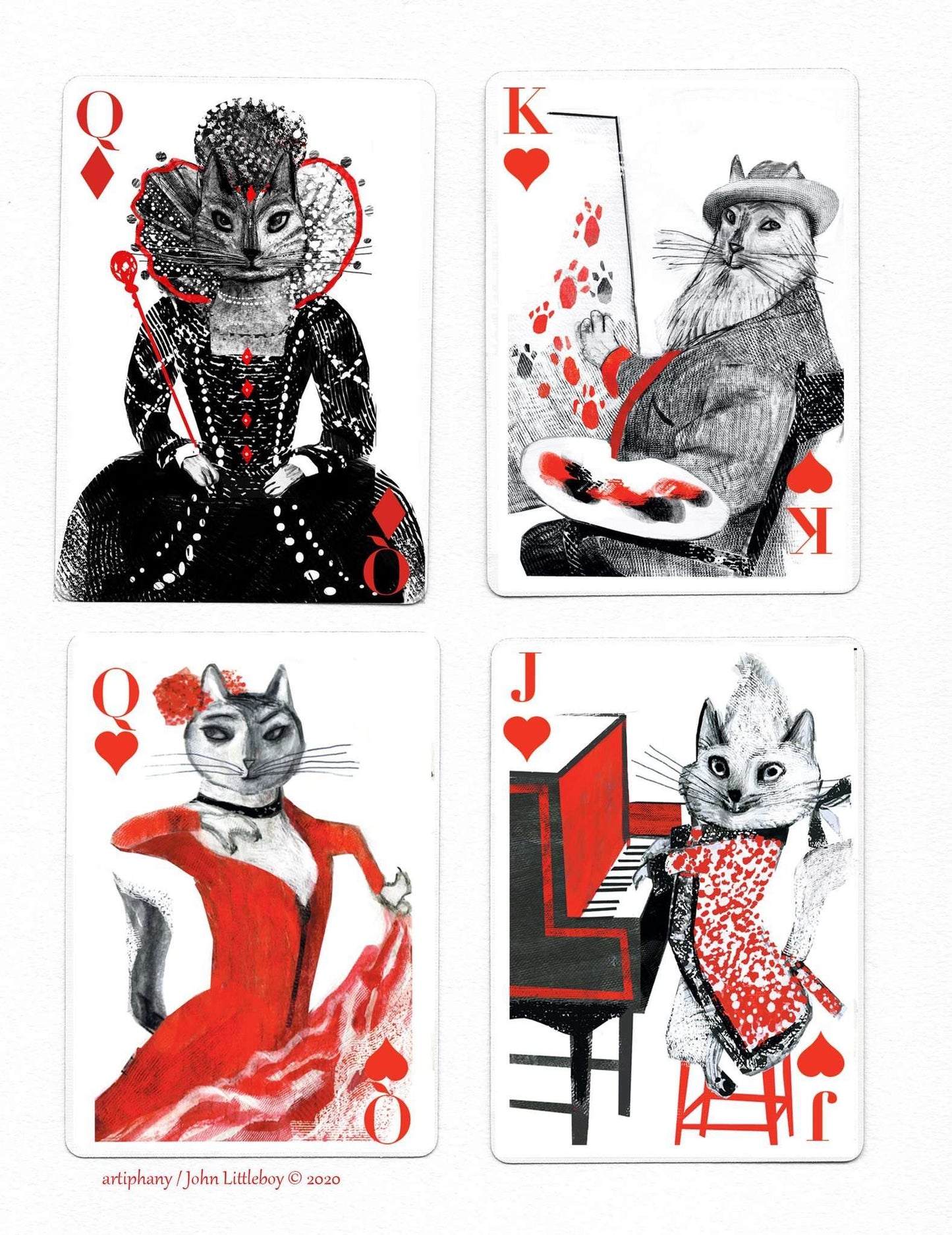 PlayingCardDecks.com-Kitten Club v2 Playing Cards USPCC