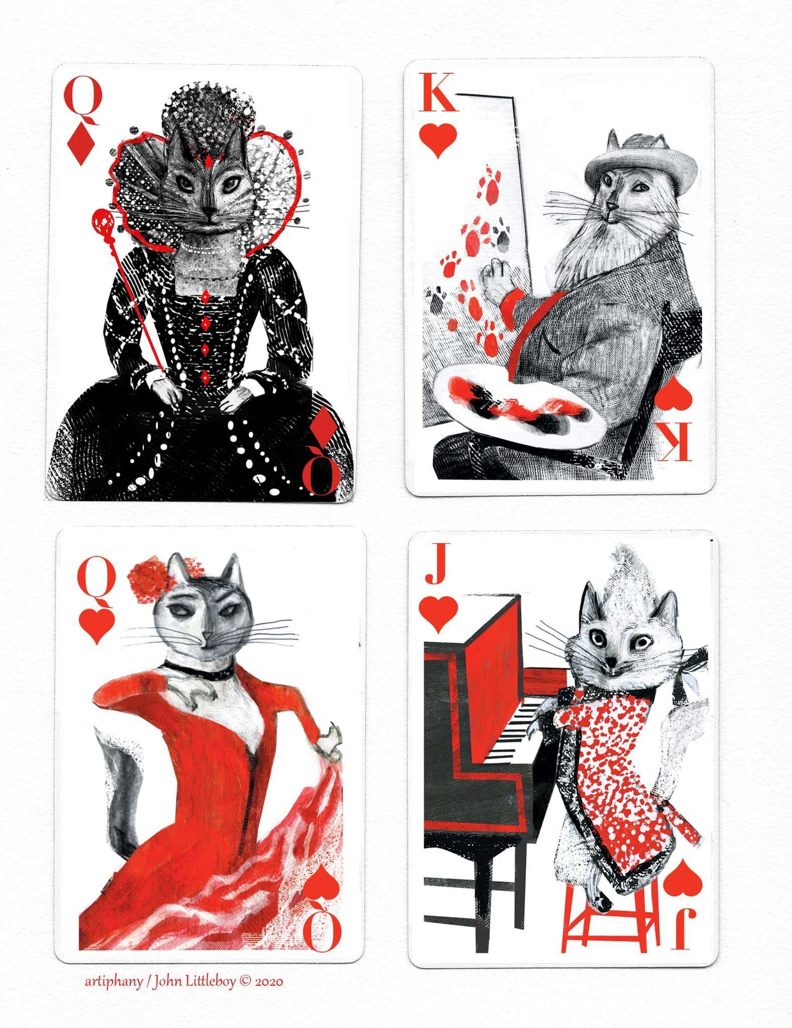 PlayingCardDecks.com-Kitten Club v2 Playing Cards USPCC