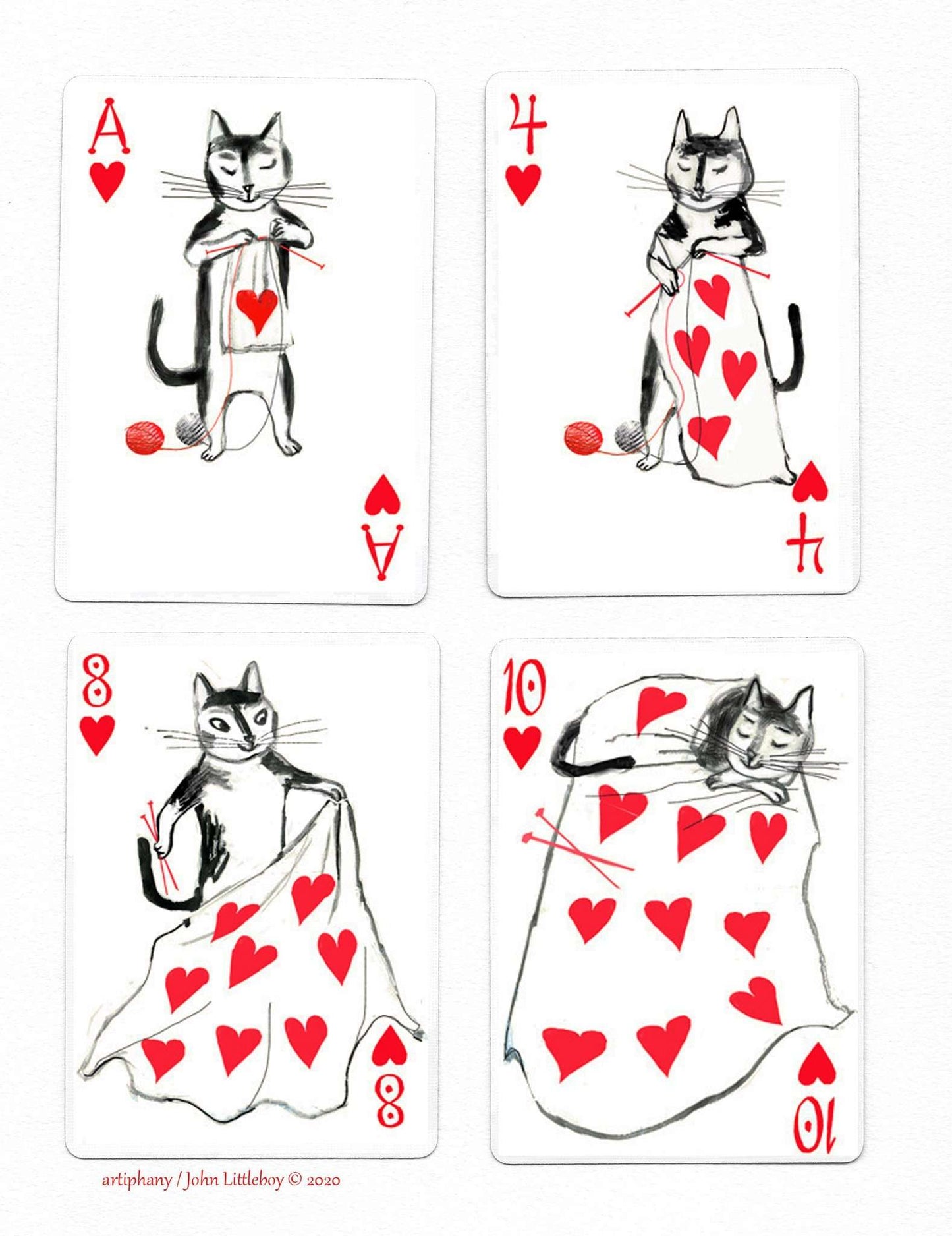PlayingCardDecks.com-Kitten Club v2 Playing Cards USPCC