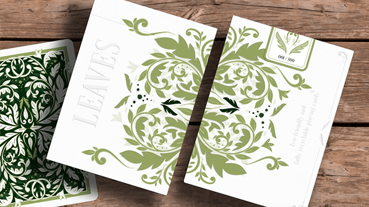 PlayingCardDecks.com-Leaves White Playing Cards USPCC
