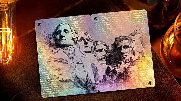 PlayingCardDecks.com-Legal Tender Holographic v2 Playing Cards EPCC