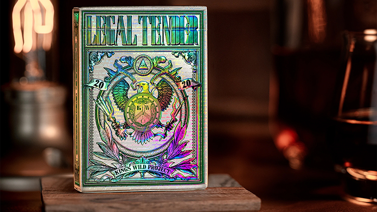 PlayingCardDecks.com-Legal Tender Holographic v2 Playing Cards EPCC