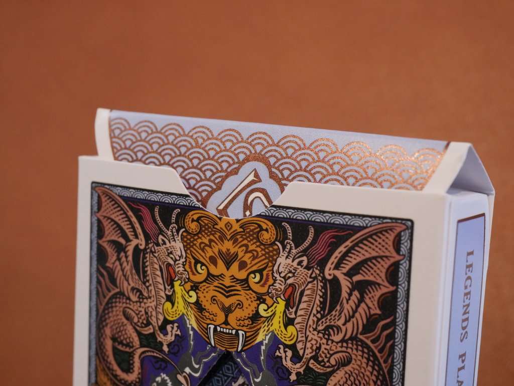 PlayingCardDecks.com-Legends Chromatic & Sterling Playing Cards 2 Deck Set LPCC