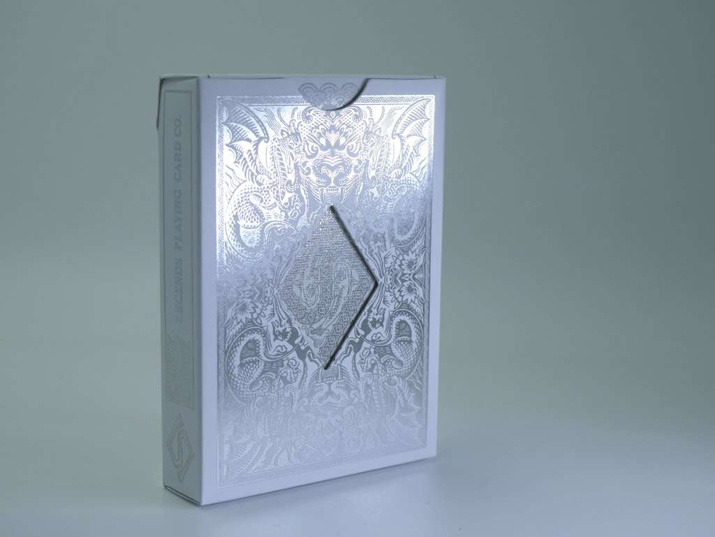 PlayingCardDecks.com-Legends Chromatic & Sterling Playing Cards 2 Deck Set LPCC