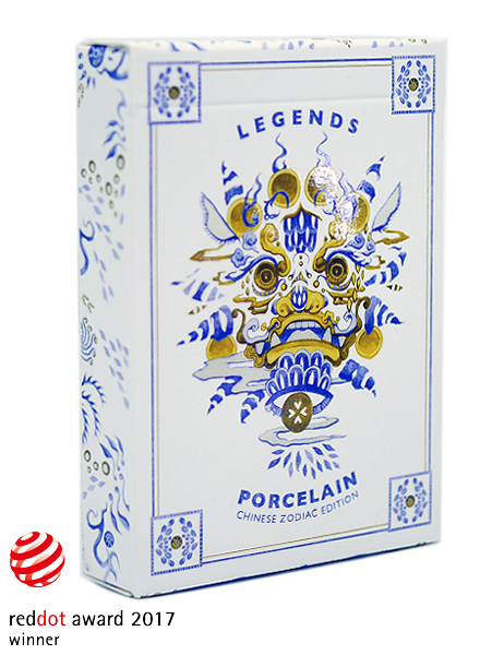 PlayingCardDecks.com-Legends Porcelain Chinese Zodiac Playing Cards LPCC